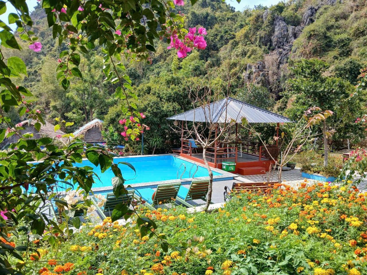 Catba Papillon Garden Bungalows & Resort Hien Hao エクステリア 写真